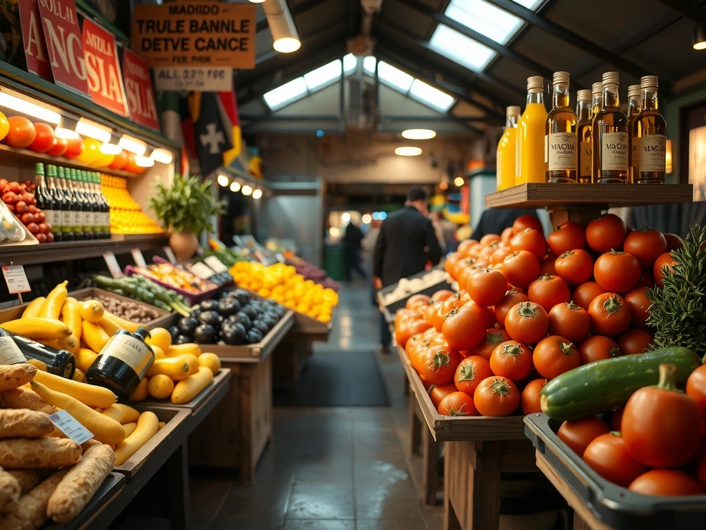 Mercado local Madrid ingredientes
